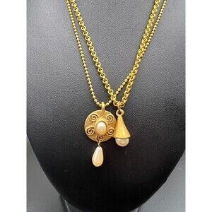 Pair of Express Faux Pearl Necklaces